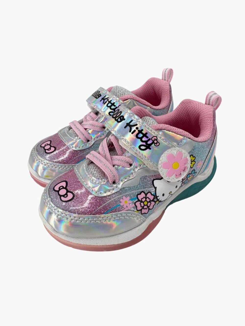 Toddler Hello Kitty Light Up Athletic Sneakers Size 9